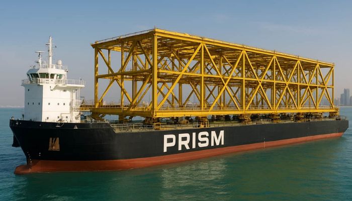 Prism’s First 250-Class Heavy Lift Barge Is Now Operational in Abu Dhabi