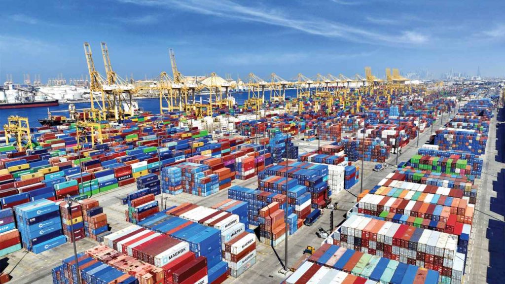 Overview of Jebel Ali Port Dubai