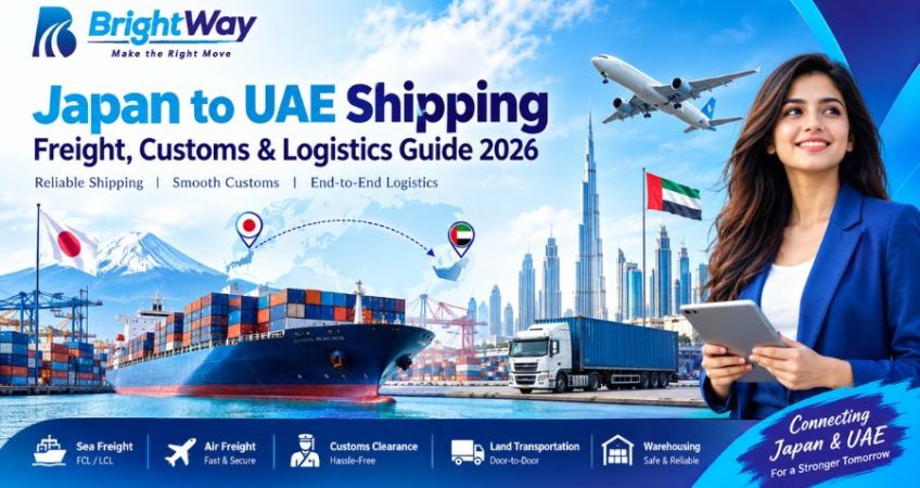 Japan to UAE Shipping Freight, Customs & Logistics Guide 2026