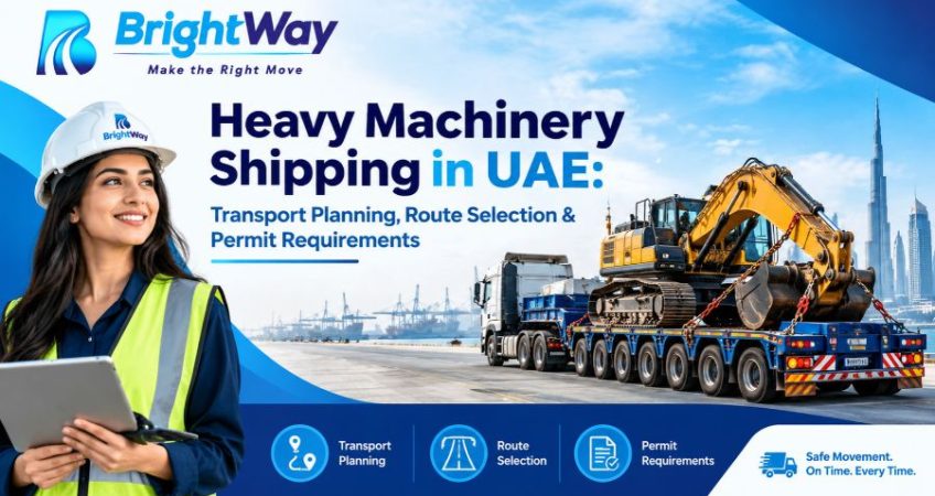 Heavy Machinery Shipping in UAE_ Transport Planning, Route Selection & Permit Requirements 